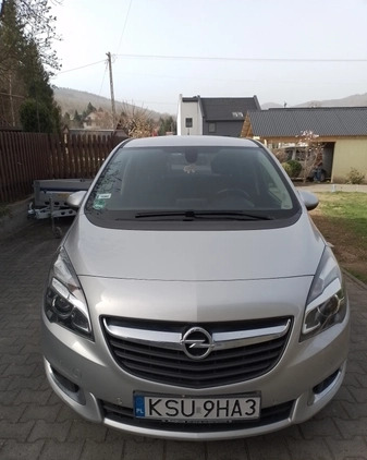 Opel Meriva cena 25700 przebieg: 159000, rok produkcji 2014 z Chorzów małe 137